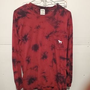 Pink long sleeve campus shirt